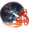 Tiki Barber Autographed/Signed Virginia Cavaliers Mini Helmet JSA 24869