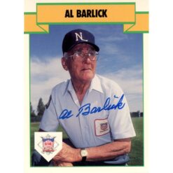 Al Barlick Autographed/Signed MLB 1990 TM Umpires #71 Trading Card Beckett 57815