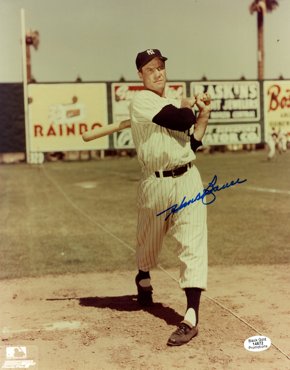 Hank Bauer Autographed/Signed New York Yankees 8×10 Photo Denver