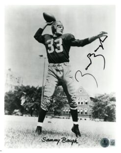 Sammy Baugh Autographed/Signed Washington Redskins 8x10 Photo Beckett 56647