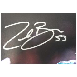 Zack Baun Autographed Philadelphia Eagles 16x20 Photo Beckett Witness 52876
