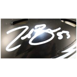 Zack Baun Autographed Philadelphia Eagles Alt Mini Helmet Beckett Witness 52881