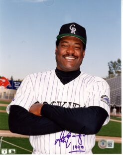 Don Baylor Autographed/Signed Colorado Rockies 8x10 Photo Beckett 55831