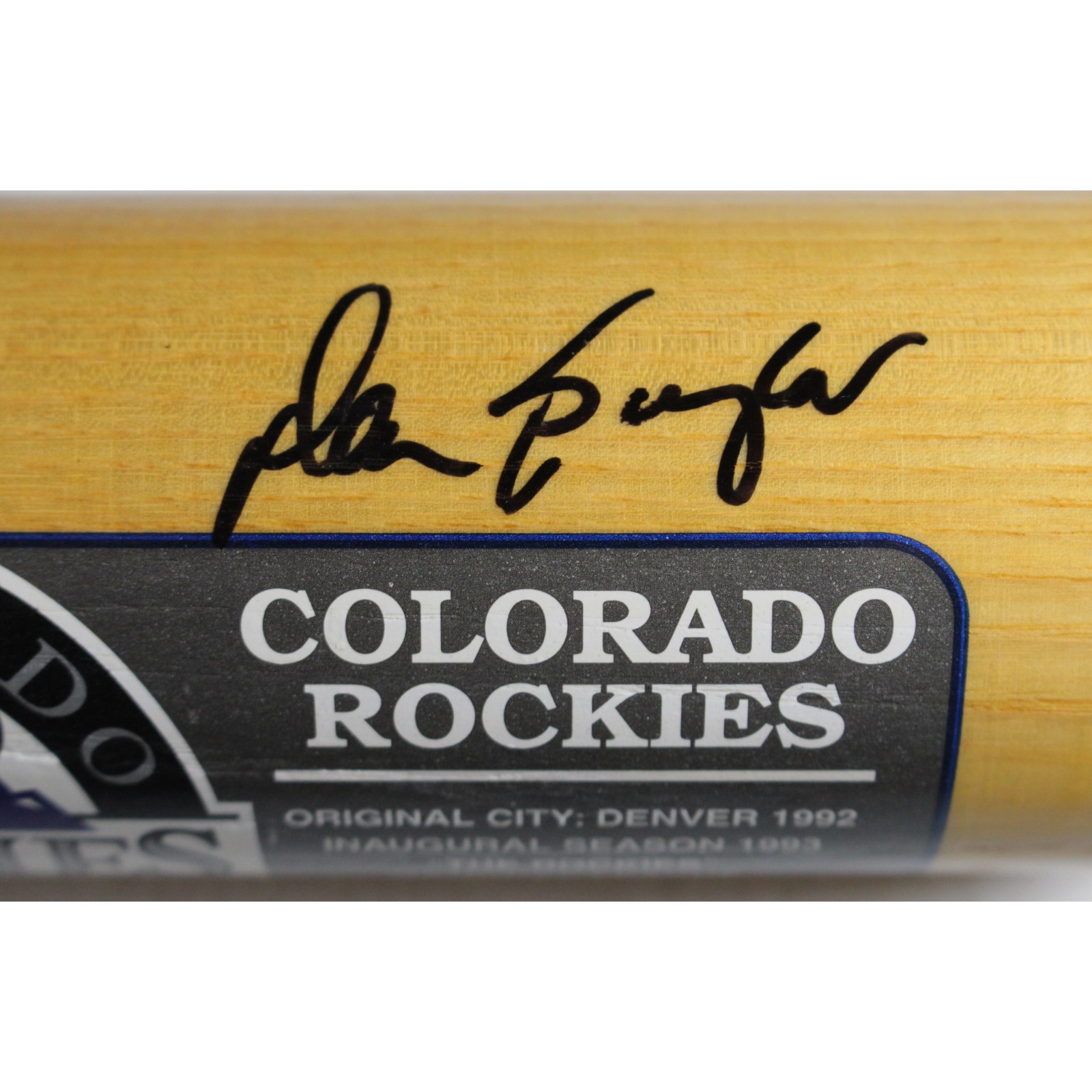 Don Baylor Autographed/Signed Colorado Rockies Baseball Bat Beckett 53428 3 Don Baylor Autographed/Signed Colorado Rockies Baseball Bat Beckett 53428