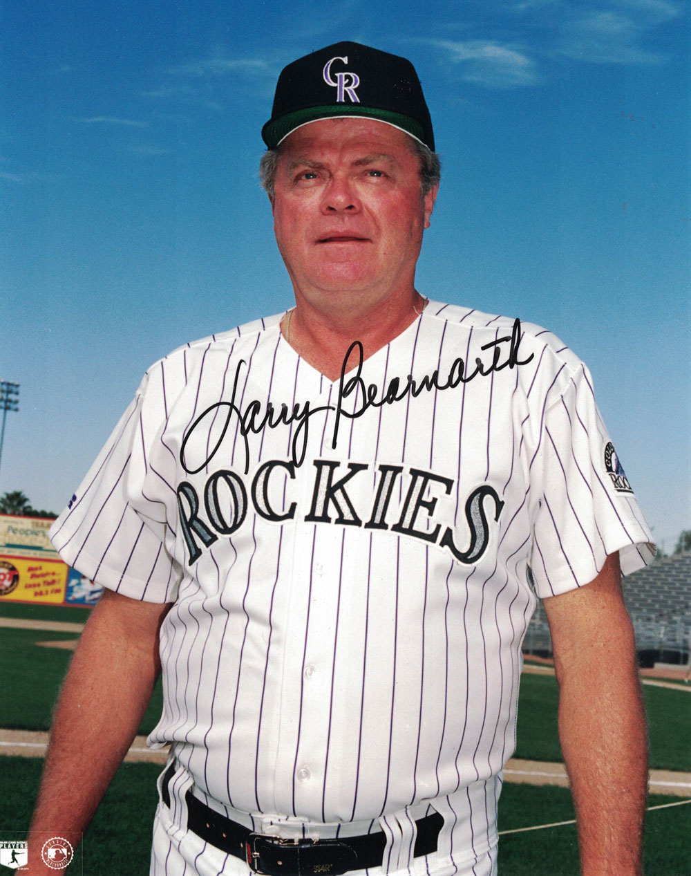 Larry Bearnarth Autographed/Signed Colorado Rockies 8x10 Photo 27543 PF