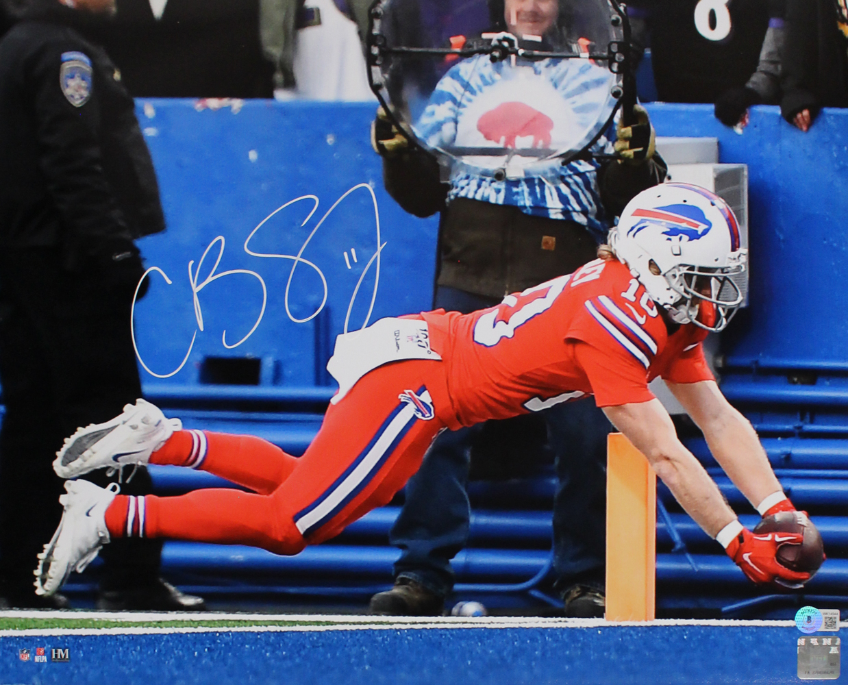 Cole Beasley Autographed/Signed Buffalo Bills 16x20 Photo BAS