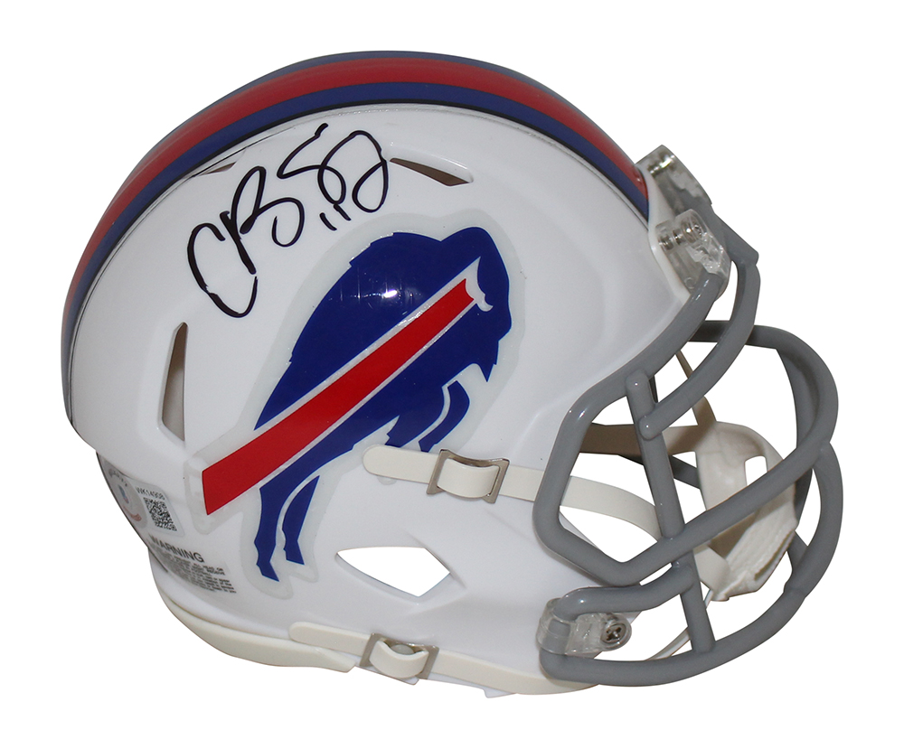 Cole Beasley Autographed/Signed Buffalo Bills Speed Mini Helmet BAS