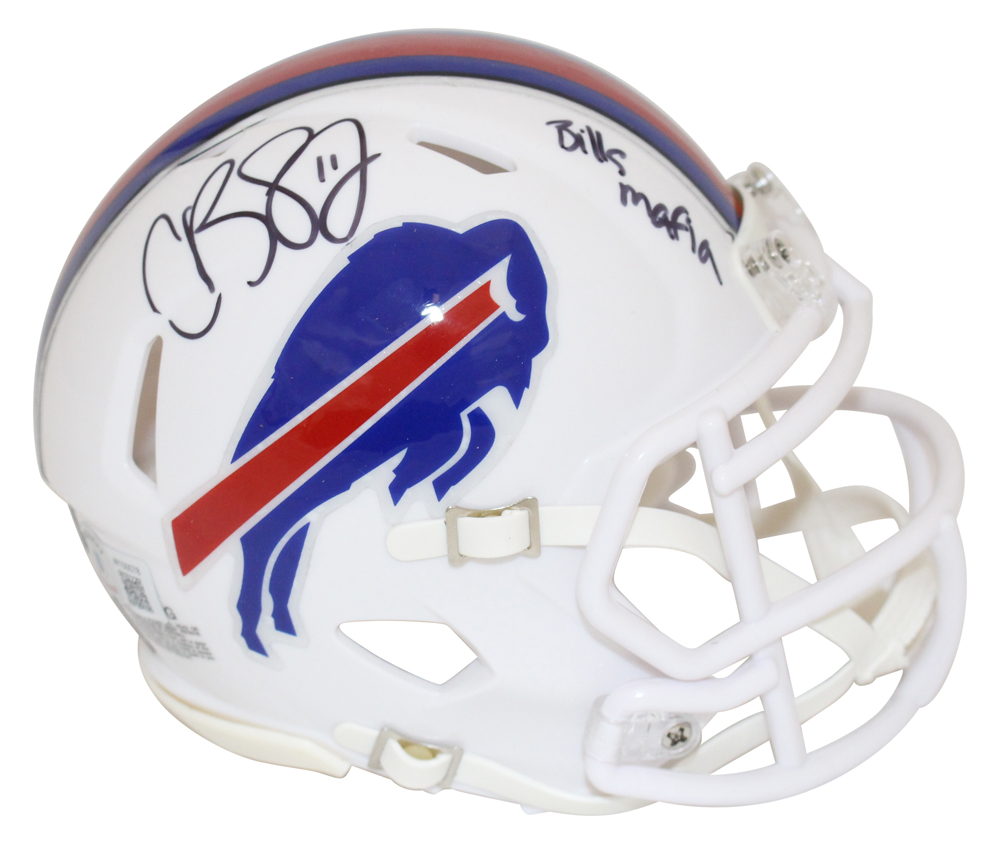 Cole Beasley Signed Buffalo Bills Speed Mini Helmet Bills Mafia Beckett