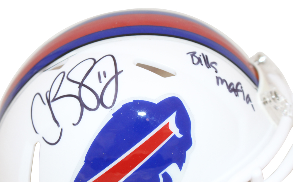 Cole Beasley Signed Buffalo Bills Speed Mini Helmet Bills Mafia Beckett