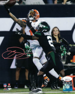 Odell Beckham Autographed/Signed Cleveland Browns 8x10 Photo JSA 25452 PF