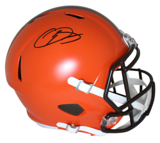 Odell Beckham Jr Signed Cleveland Browns Replica Speed Helmet JSA 24160