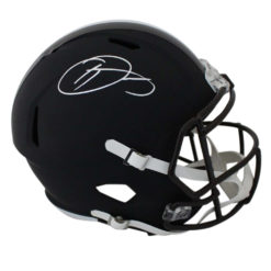 Odell Beckham Jr Signed Cleveland Browns Black Matte Replica Helmet JSA 24158