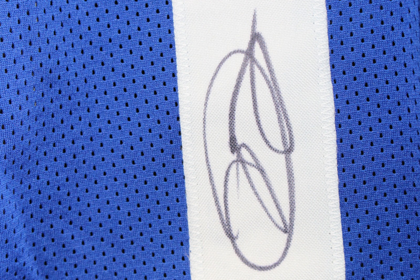 Odell Beckham Jr Autographed/Signed Pro Style Size XL Blue Jersey JSA 59362