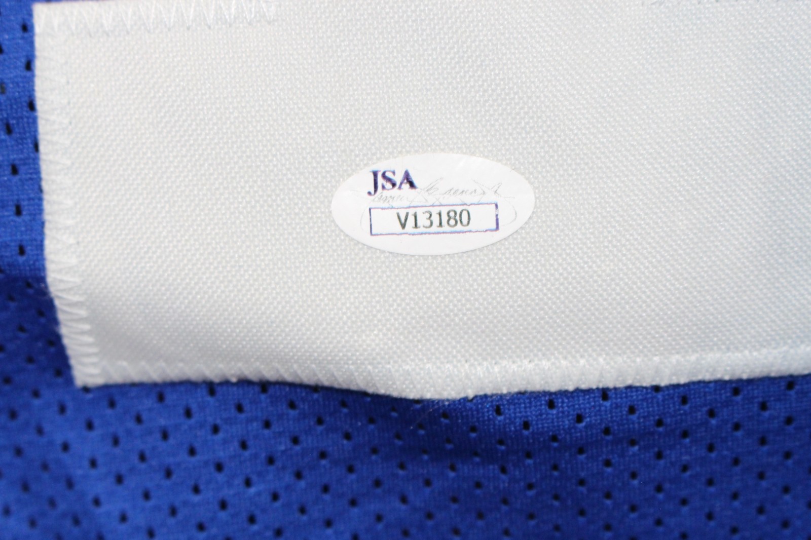 Odell Beckham Jr Autographed/Signed Pro Style Size XL Blue Jersey JSA 59362 3 Odell Beckham Jr Autographed/Signed Pro Style Size XL Blue Jersey JSA 59362