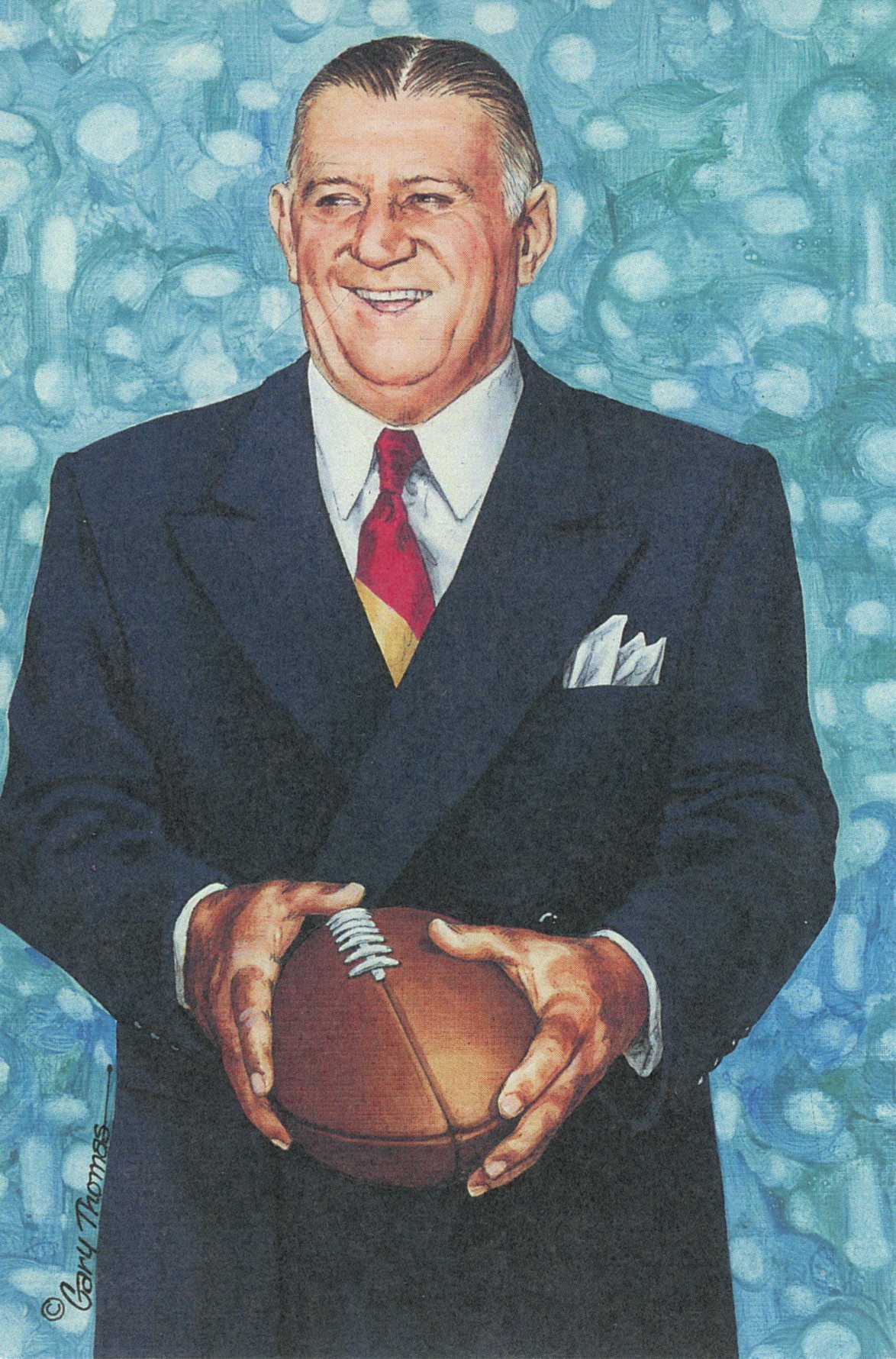 Bert Bell Philadelphia Eagles Goal Line Art Card Series 5 No. 121 LE /5000 58039