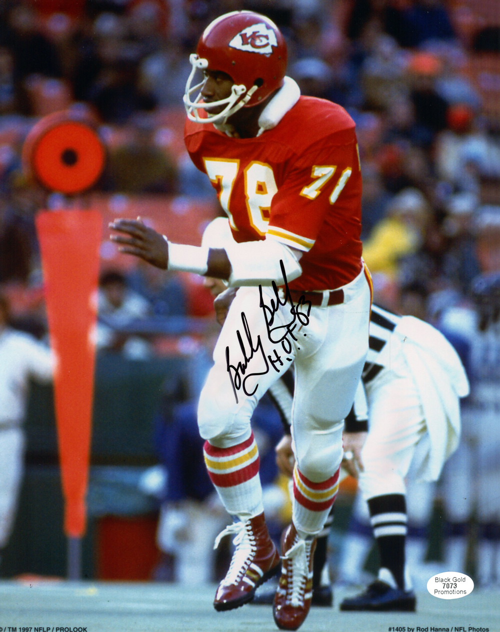Bobby Bell Autographed/Signed Kansas City Chiefs 8x10 Photo