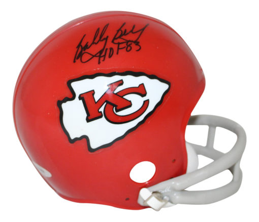 Bobby Bell Autographed Kansas City Chiefs 2Bar Mini Helmet HOF Tristar 26665