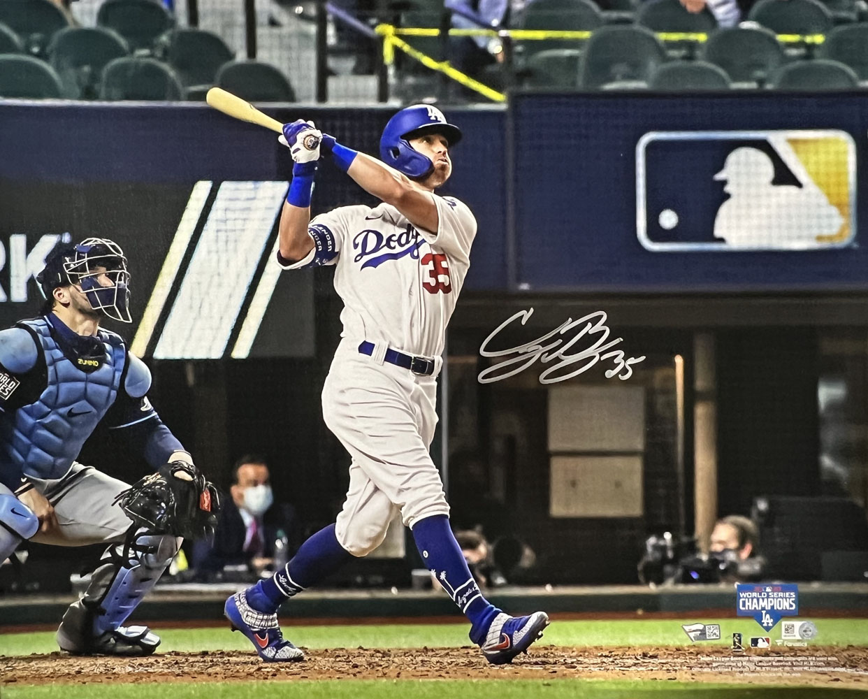 Cody Bellinger Autographed 16x20 Photo Dodgers 2020 World Series Fanatics
