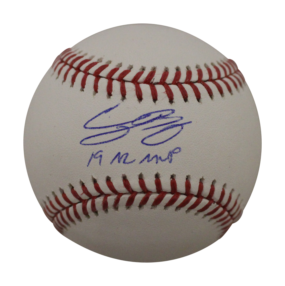 Cody Bellinger Autographed Los Angeles Dodgers OML Baseball NL MVP BAS 27350
