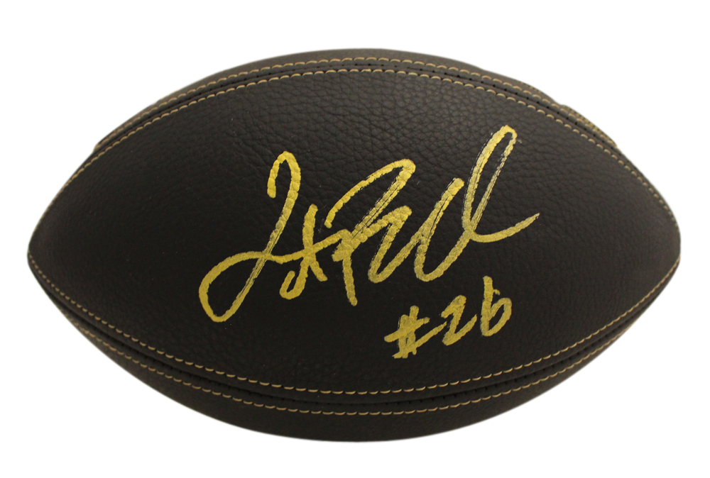 Tatum Bell Autographed/Signed Denver Broncos Black Football Beckett