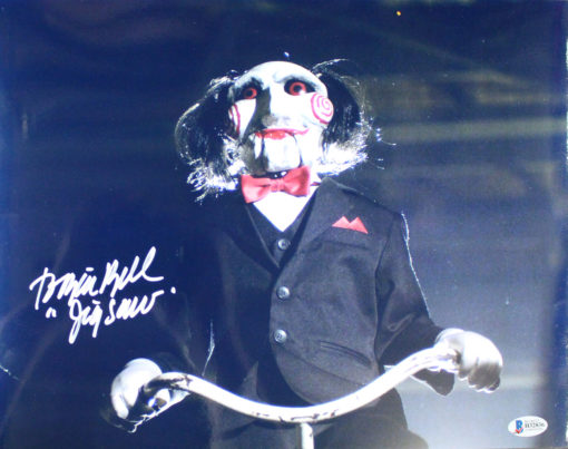Tobin Bell Autographed/Signed Saw 11x14 Photo Billy BAS 11856