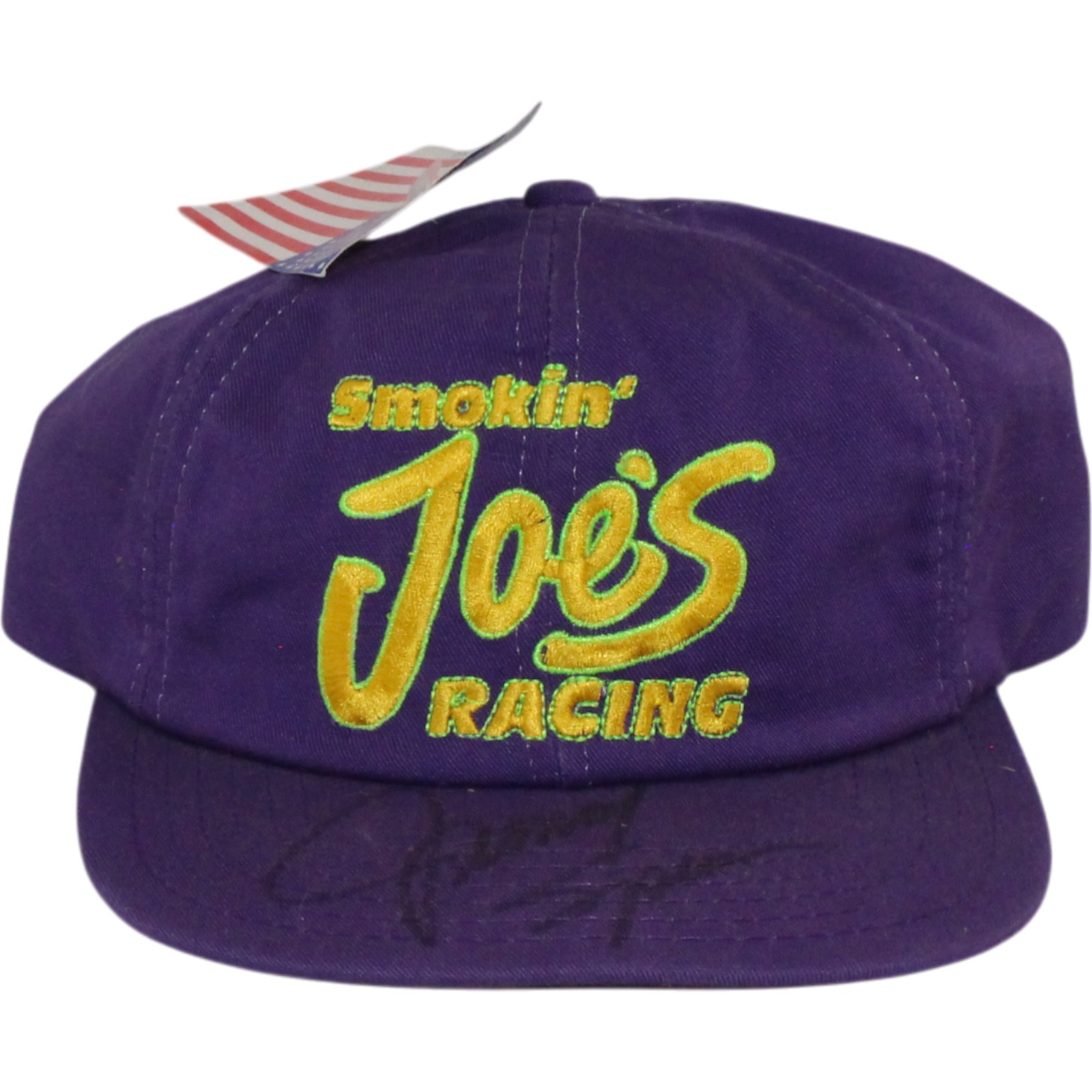 Johnny Benson Autographed Smokin' Joe Racing Snapback Hat Beckett 54993 1 Johnny Benson Autographed Smokin' Joe Racing Snapback Hat Beckett 54993
