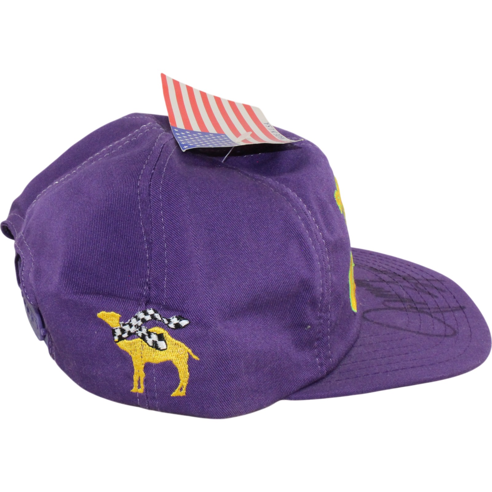 Johnny Benson Autographed Smokin' Joe Racing Snapback Hat Beckett 54993 4 Johnny Benson Autographed Smokin' Joe Racing Snapback Hat Beckett 54993