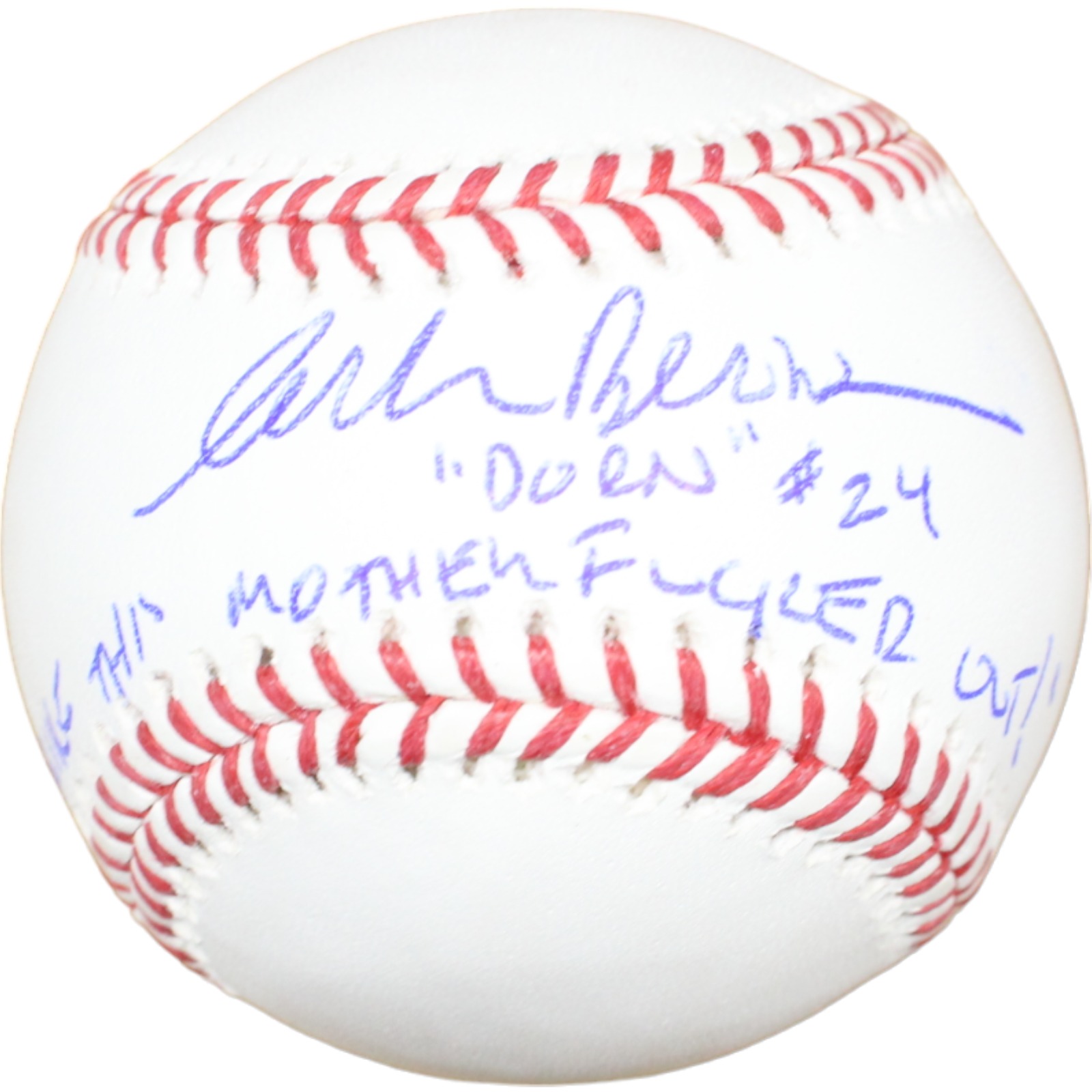 Corbin Bernsen Autographed/Signed Baseball STMFO Beckett