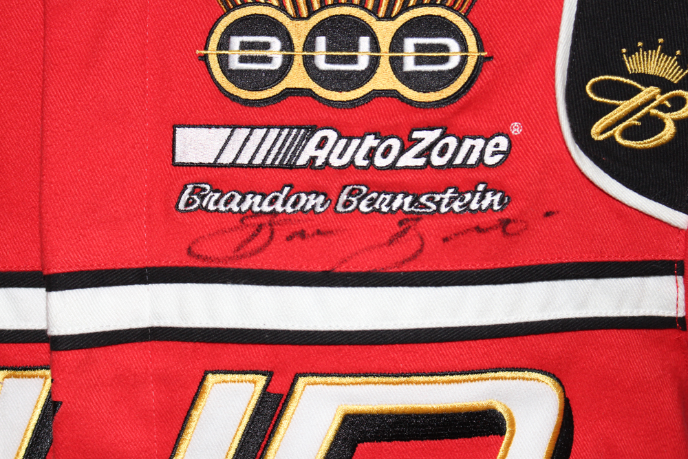 Brandon Bernstein Autographed NHRA Budweiser Racing S Jacket BAS