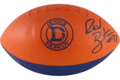 Rod Bernstine Autographed/Signed Denver Broncos Foam Football Beckett 52871