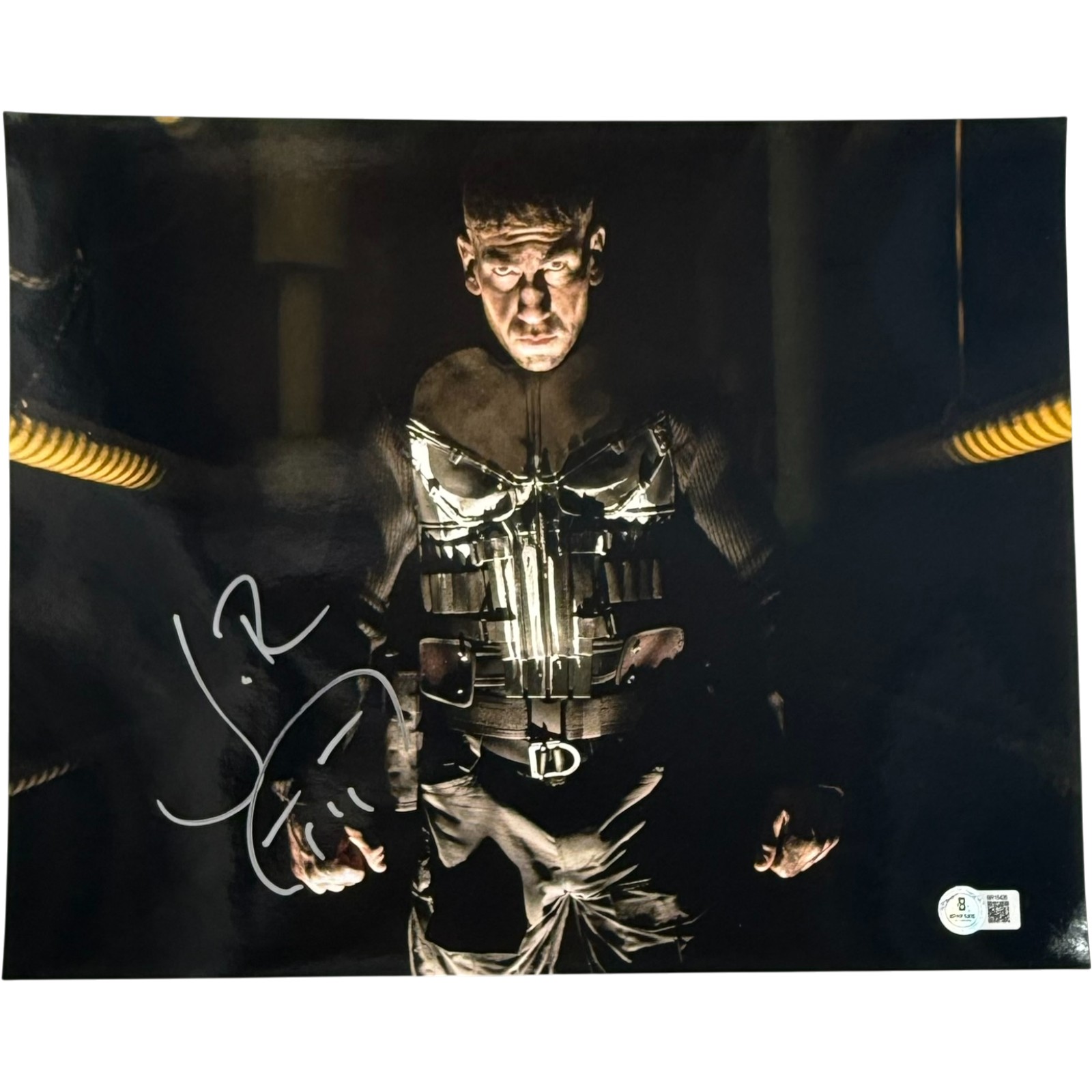 Jon Bernthal Autographed/Signed Punisher 11x14 Photo Beckett Witness 54771