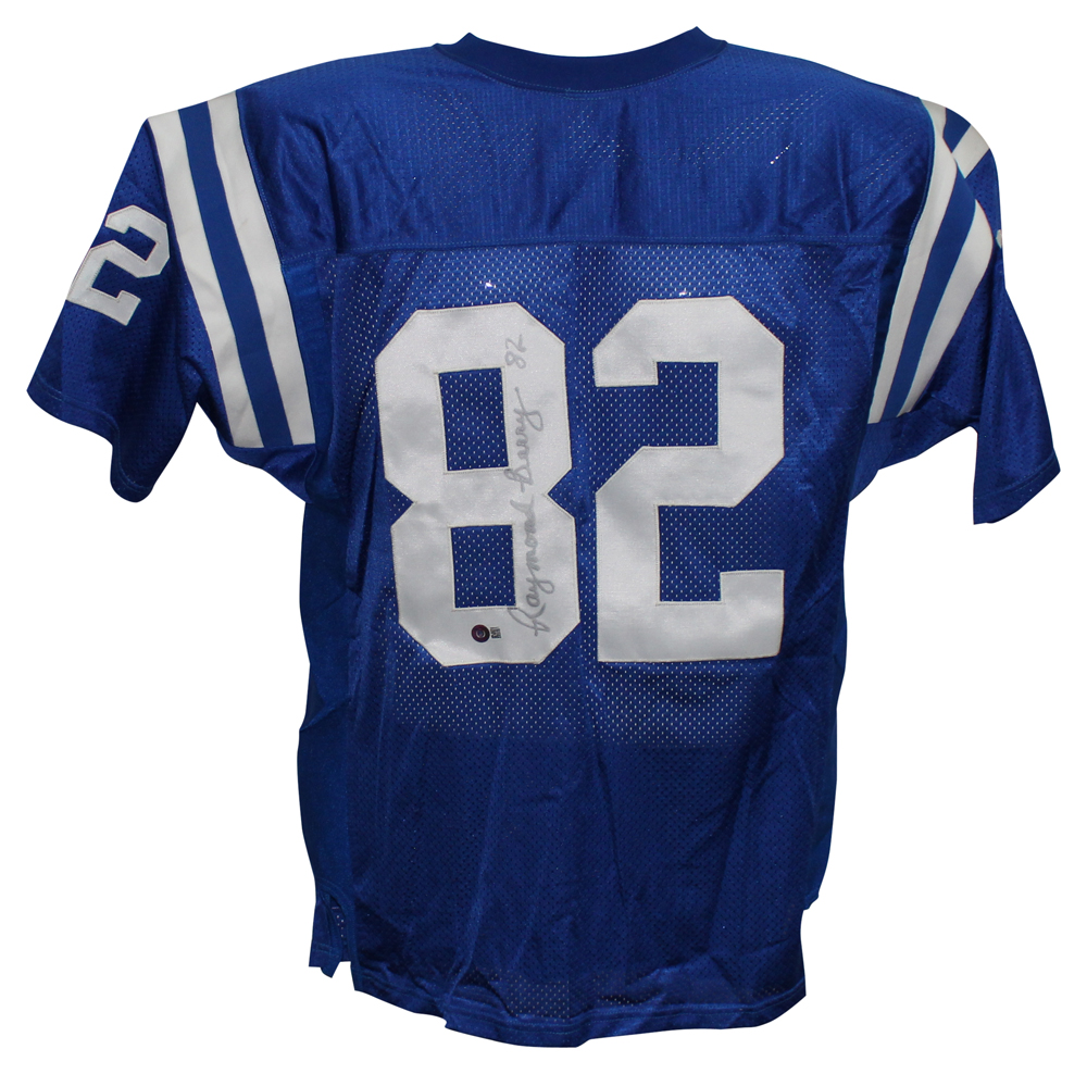 Raymond Berry Signed Baltimore Colts Wilson Proline Blue 48 Jersey BAS