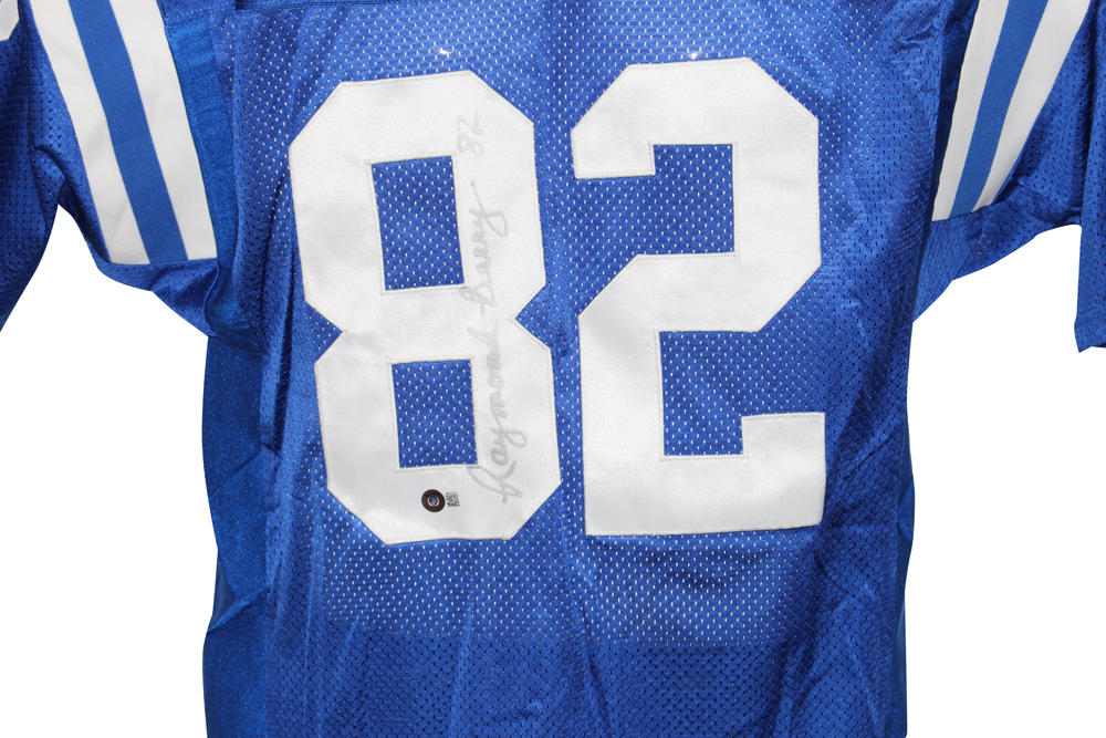 Raymond Berry Signed Baltimore Colts Wilson Proline Blue 48 Jersey BAS