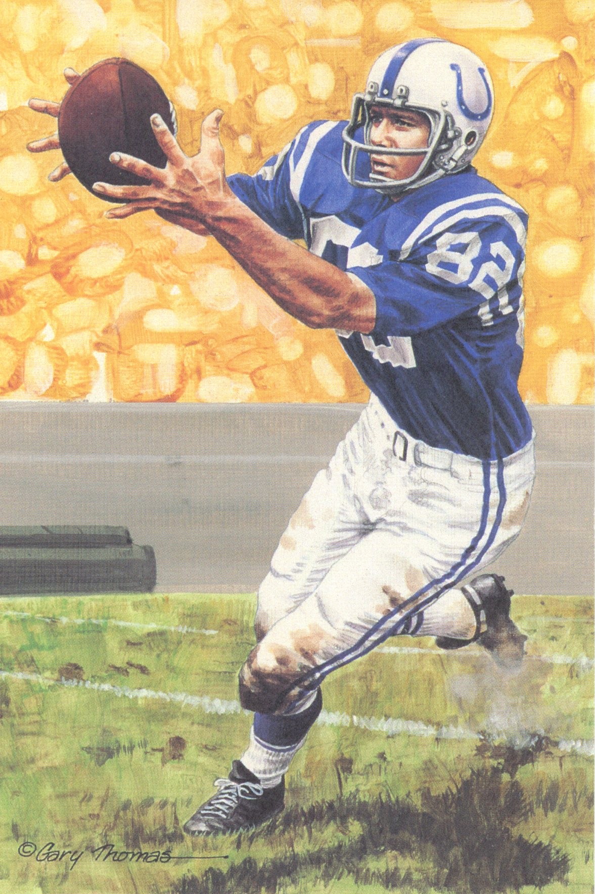 Raymond Berry Baltimore Colts Goal Line Art Card Series 2 No Raymond Berry Baltimore Colts Goal Line Art Card Series 2 No. 33 LE /5000 58038