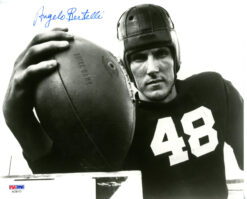 Angelo Bertelli Autographed Notre Dame Fighting Irish 8x10 Photo PSA