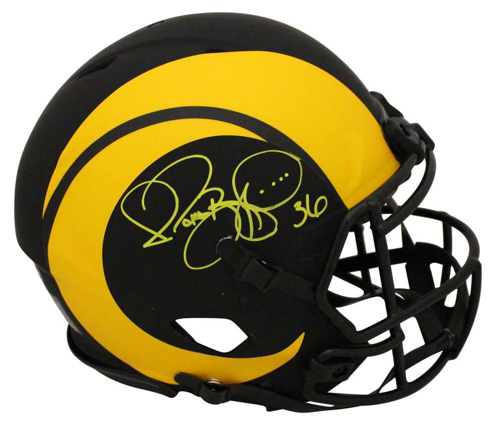 Jerome Bettis Signed Los Angeles Rams Authentic Eclipse Helmet Beckett