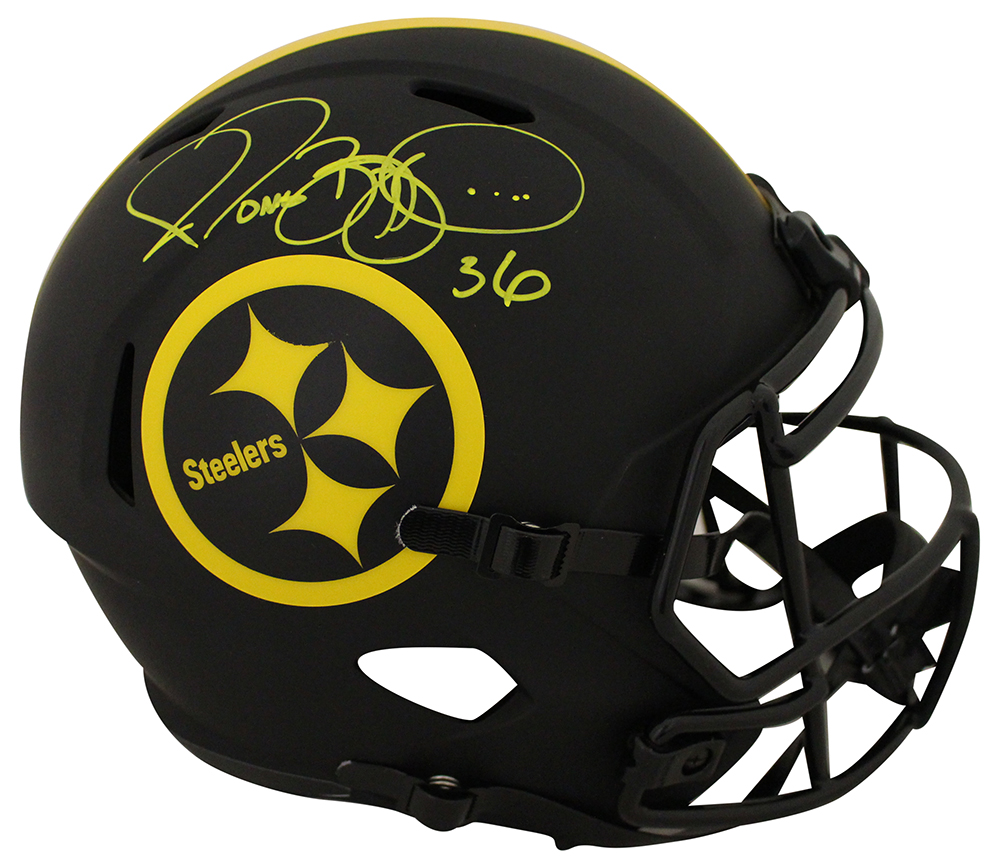 Jerome Bettis Autographed Pittsburgh Steelers F/S Eclipse Helmet BAS 28153