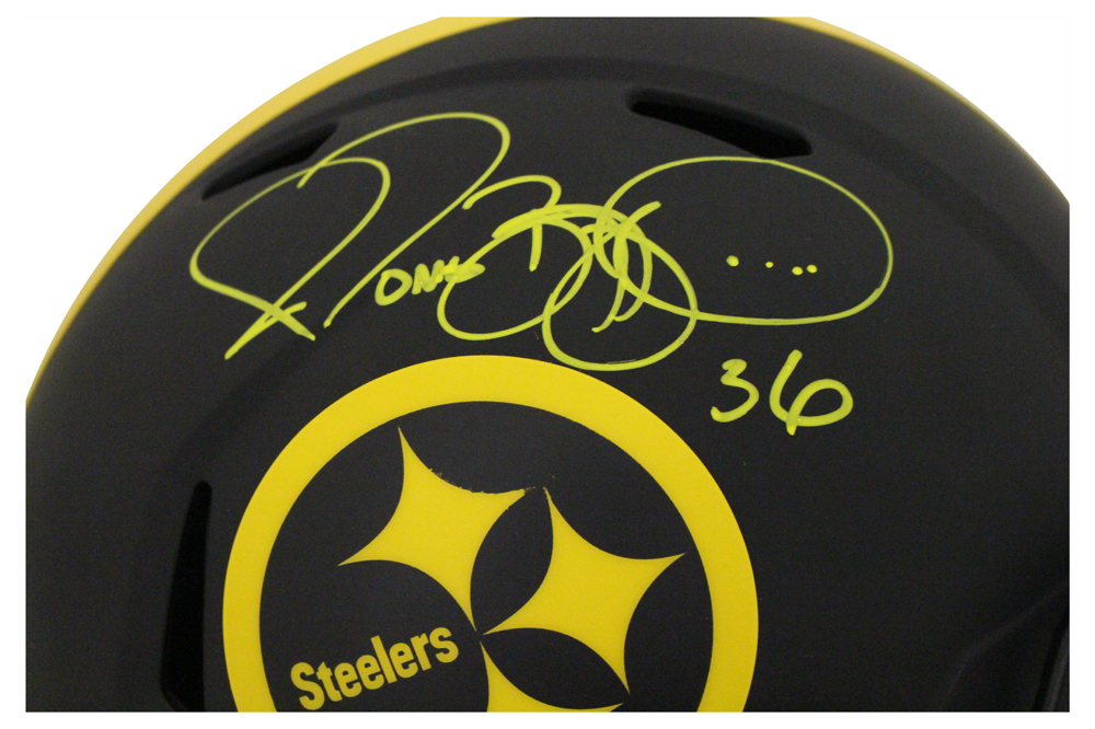Jerome Bettis Autographed Pittsburgh Steelers F/S Eclipse Helmet BAS 28153