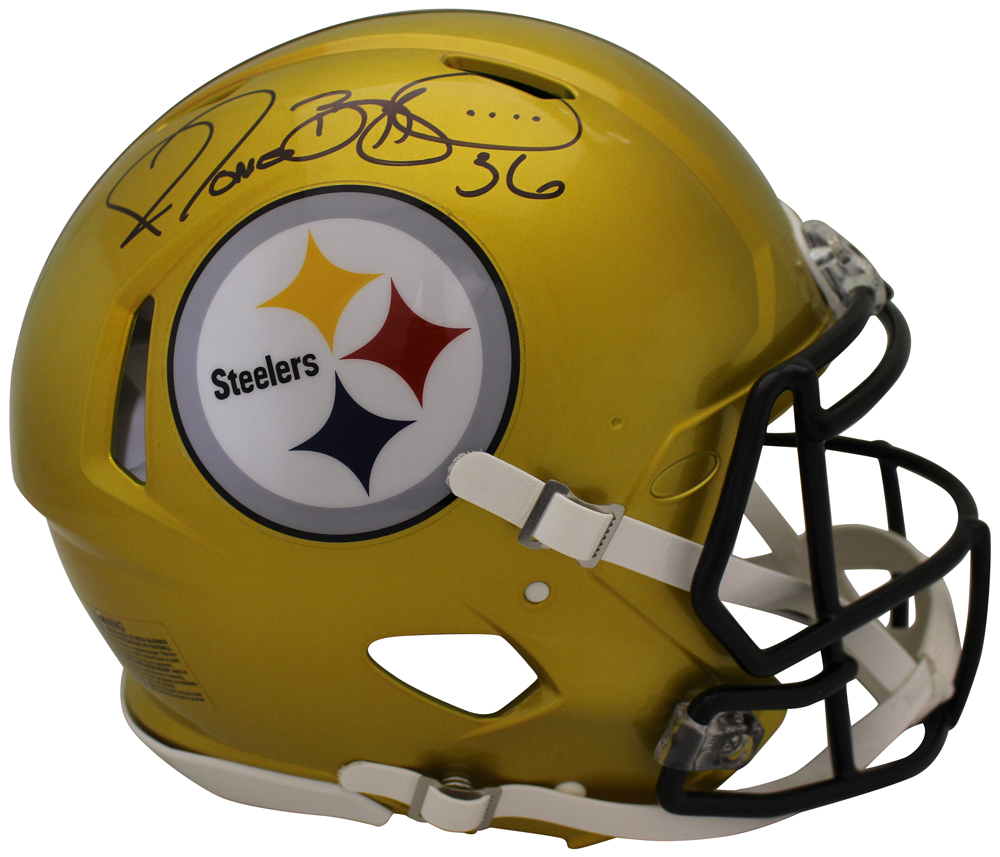 Jerome Bettis Signed Pittsburgh Steelers Authentic Flash Speed Helmet BAS