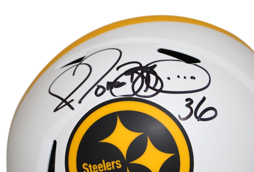 Jerome Bettis Autographed Pittsburgh Steelers Authentic Lunar Helmet BAS 32468