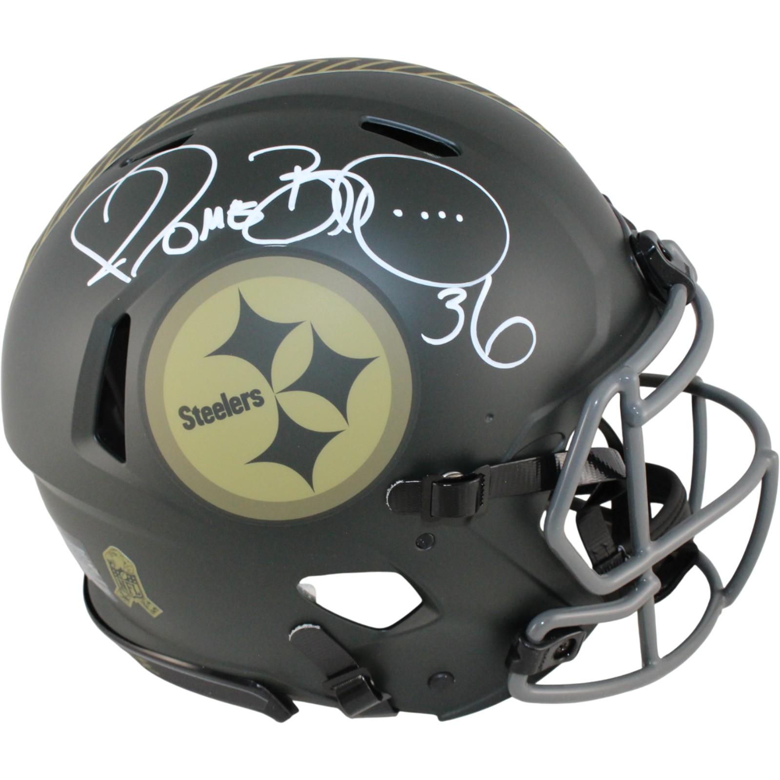 Jerome Bettis Signed Pittsburgh Steelers Authentic 25 STS Helmet Beckett 54081