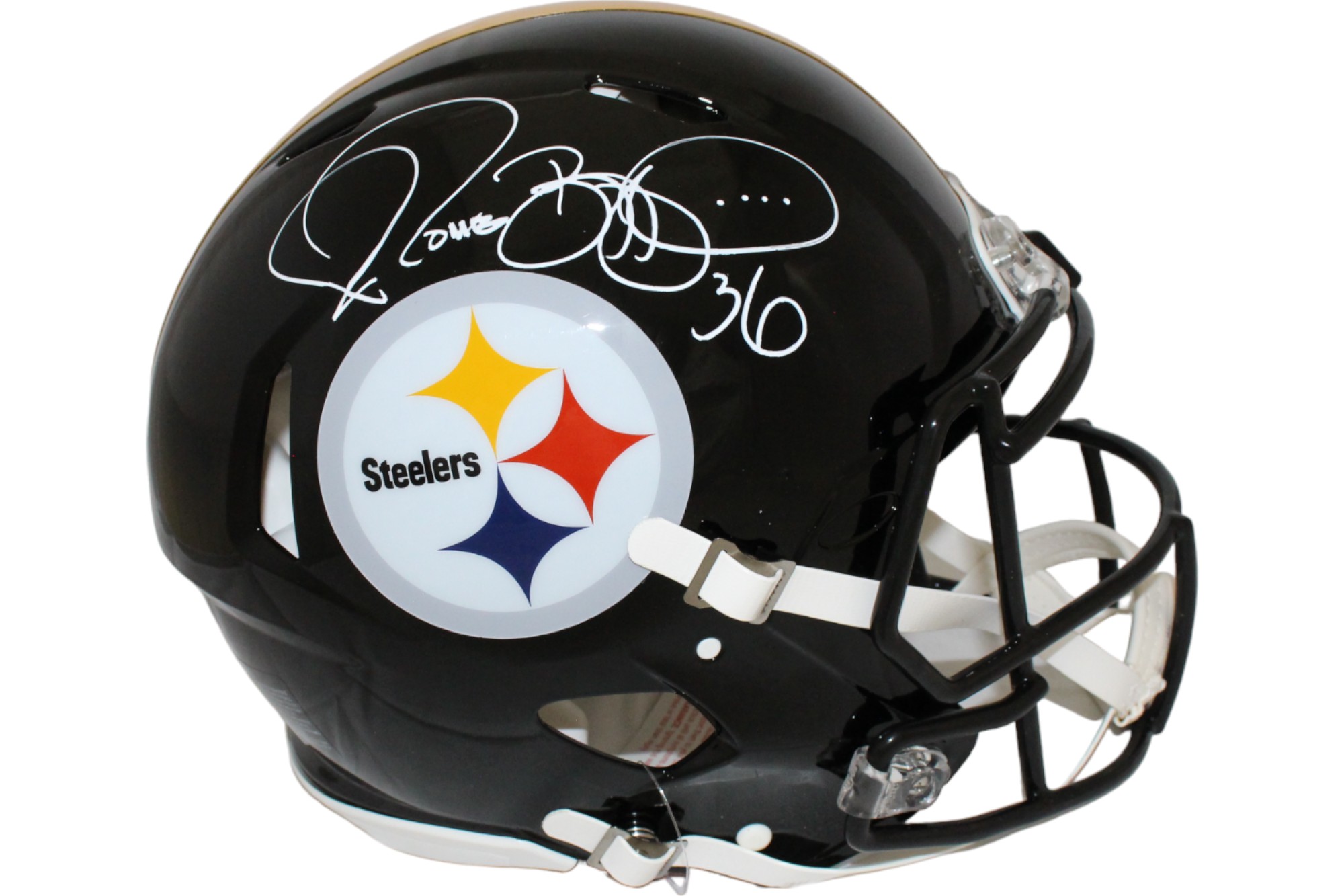 Jerome Bettis Autographed Pittsburgh Authentic Helmet Beckett