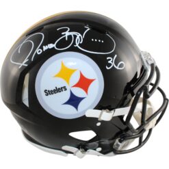 Jerome Bettis Signed Pittsburgh Steelers Authentic Helmet Beckett Witness 51680
