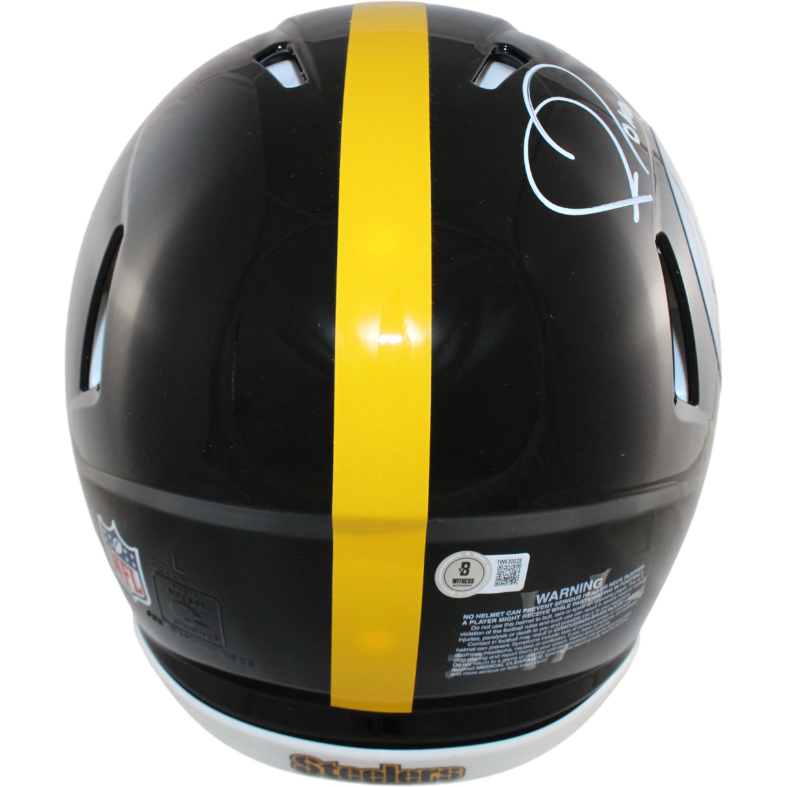 Jerome Bettis Signed Pittsburgh Steelers Authentic Helmet Beckett Witness 51680 3 Jerome Bettis Signed Pittsburgh Steelers Authentic Helmet Beckett Witness 51680