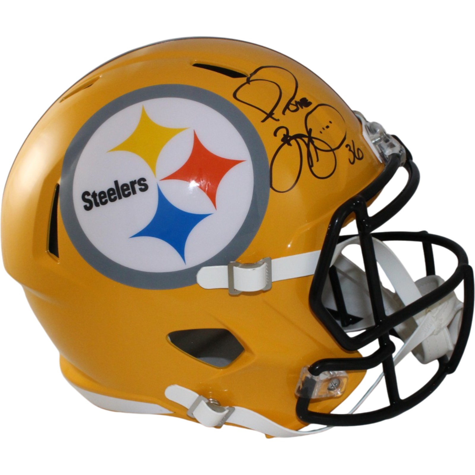 Jerome Bettis Autographed Pittsburgh Steelers F/S 25 Alt Helmet Beckett W 55278