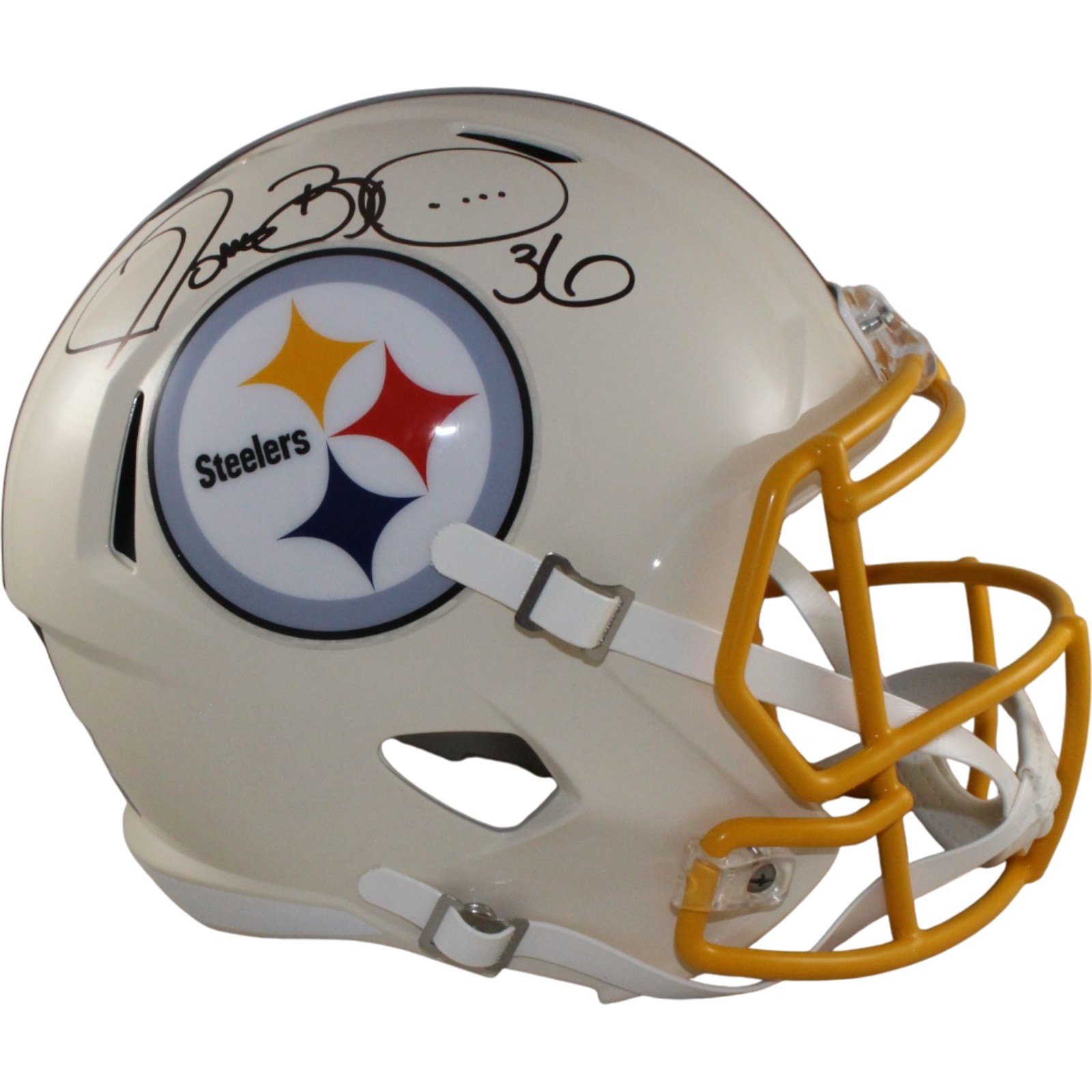 Jerome Bettis Autoographed Pittsburgh Steelers F/S Retro Helmet Beckett W 57529
