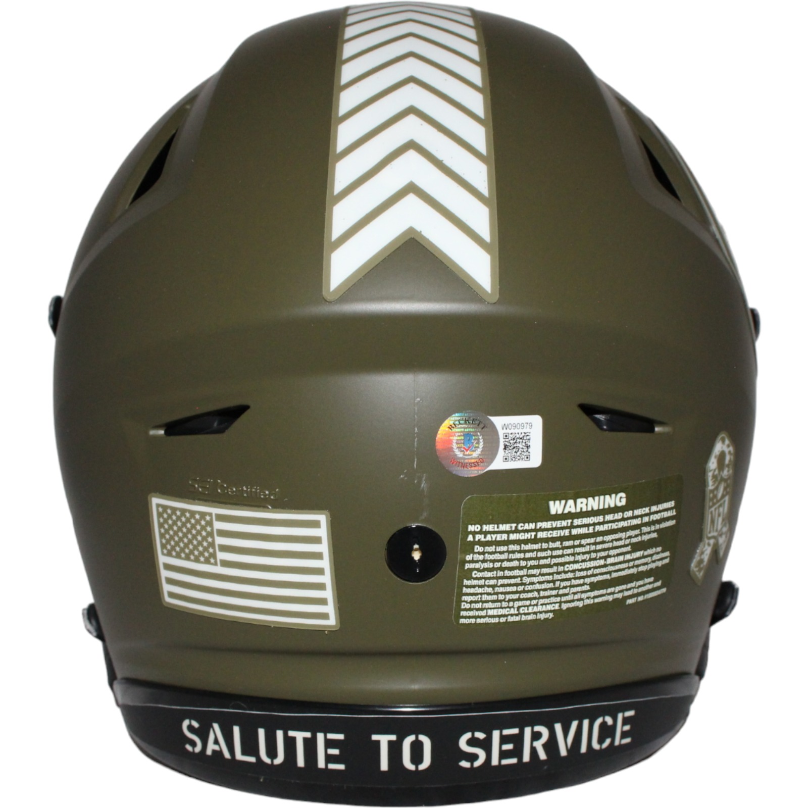 Jerome Bettis Signed Steelers F/S Salute to Service Speed Helmet