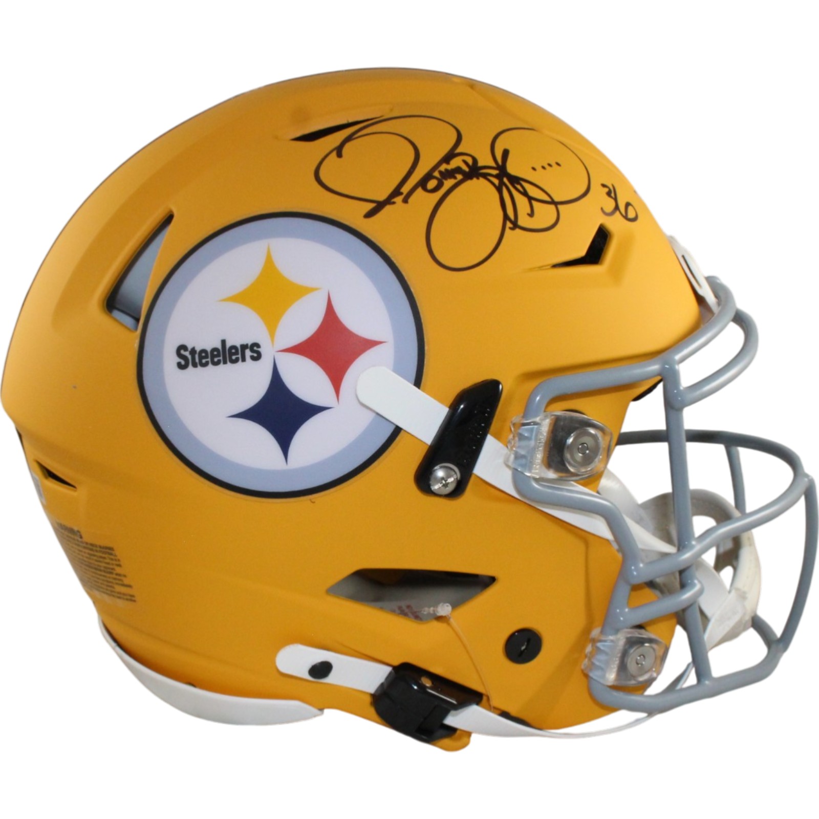 Jerome Bettis Autographed Pittsburgh Steelers SpeedFlex Alt Helmet Beckett 55287