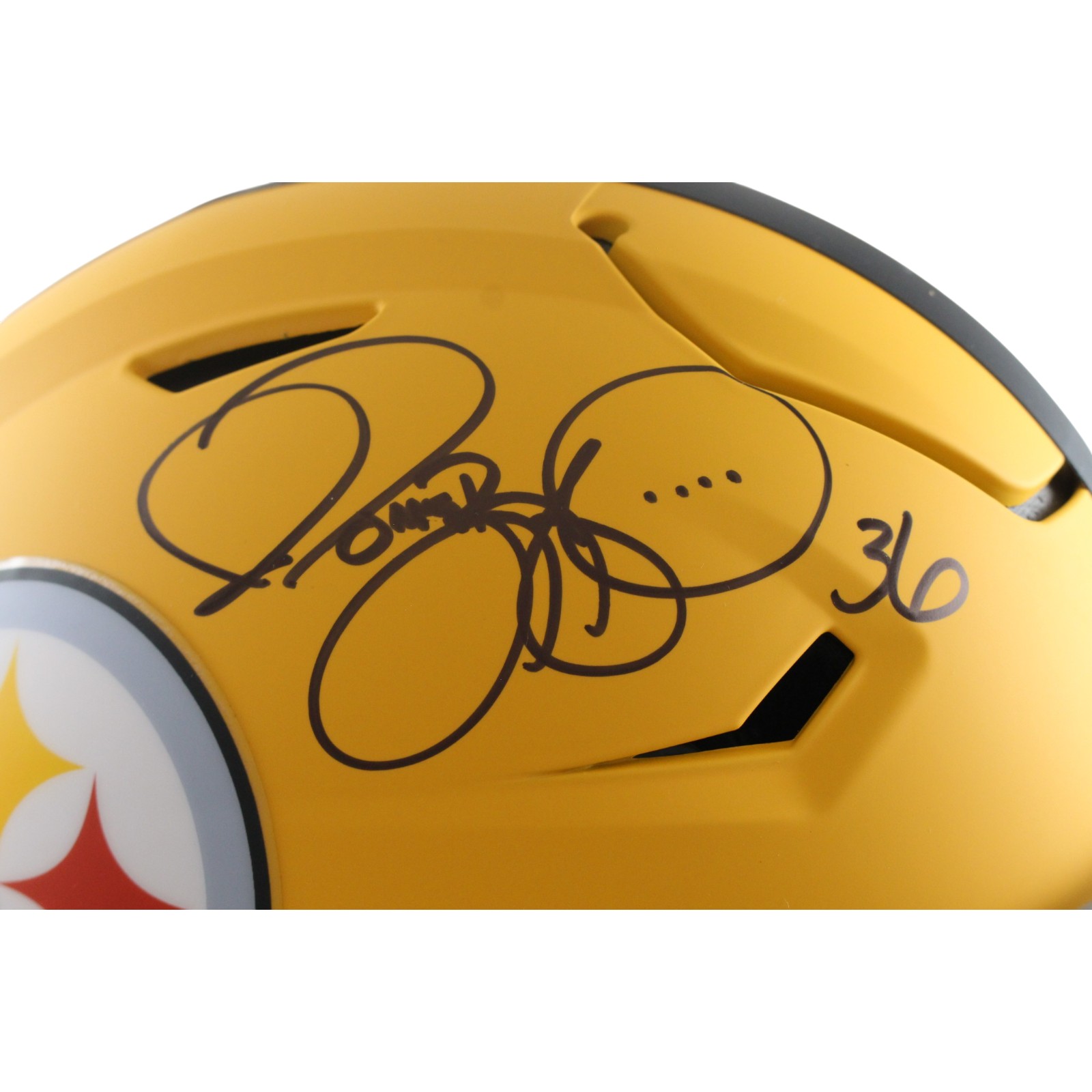 Jerome Bettis Autographed Pittsburgh Steelers SpeedFlex Alt Helmet Beckett 55287