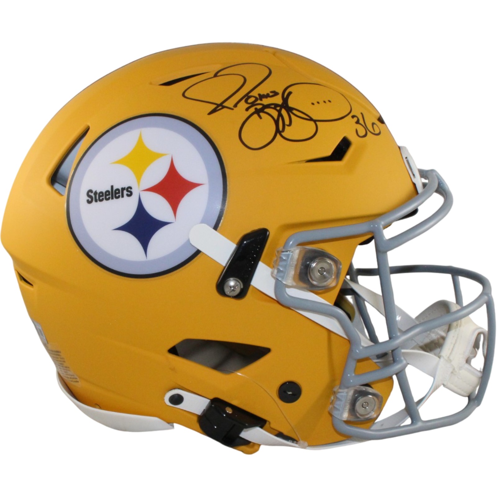 Jerome Bettis Signed Pittsburgh Steelers SpeedFlex ALT 25 Helmet Beckett W 57516